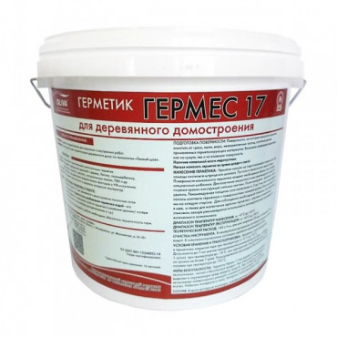 Герметик "Гермес 17" для дерева, ведро 5 л